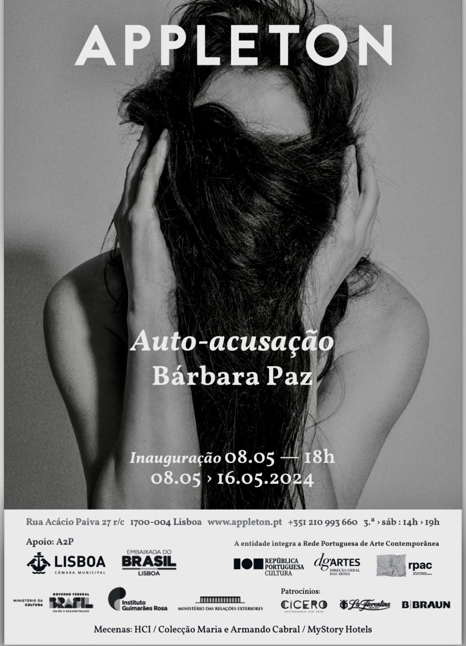 Auto-acusação — exhibition invitation
